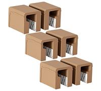 BESTonZON Protezione Angolare Per Maniglie l e f Cassetti e Armadi, Paraurti Morbidi in Silicone, Adesivo Resistente Senza Danni, Set 6 Pezzi Sicurezza Ragazzo Ragazza Per Mobili e Guardaroba