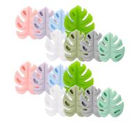 BESTonZON Protezioni per Aghi da Cucito in Silicone, Copri Punte per Ferri da Maglia 16 Pezzi Multicolore, Cappucci Antiscivolo per Lavori a Maglia e Fai da Te