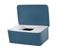 BESTonZON Pulisci La Scatola Custodie Porta Salviette Distributore Di Salviette in Plastica Dispenser Di Salviette Contenitore Per Salviette Di Plastica Porta Salviette in Plastica Pp Blue