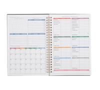 BESTonZON Quaderno Contabile Piccole Imprese con Copertina in Pp Resistente, Pianificatore Mensile delle Spese e Tracker Bollette, Organizer Compatto per Gestione Budget a Casa, Ufficio