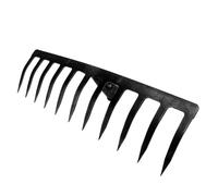 BESTonZON Rastrello Agricolo in Ferro Robusto a 11 Denti per Allentare Terreno Rastrello da Giardino Manuale per Giardinaggio e Orto Utensile Pratico per Diserbo e Coltivazione