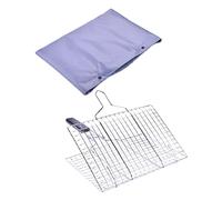 BESTonZON Rete Per Barbecue All Retine Antiaderenti Pieghevoli Per Grigliare Utensili Portatili Per Barbecue