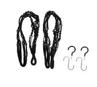 BESTonZON Rete Portavaso Appeso in Cotone Intrecciato a Mano Sospensione per Piante da Interno ed Esterno Decorazione Stile Naturale con Ganci Resistenti Elegante e Traspirante