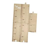 BESTonZON Righello Adesivo Per La Misurazione Dell'altezza in Legno Per Ragazzo Ragazza, Grafico Di Crescita 60-210 Cm, Facile Da Attaccare Alla Parete, Salvaspazio e Decorazione Per Cameretta