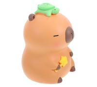 BESTonZON Salvadanaio Creativo a Forma di Capibara in Vinile Resistente Barattolo per Monete Base Stabile Regalo Decorativo per e Adulti Adatto a Camera da Letto e Soggiorno