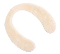 BESTonZON Scaletta Wc Per Bambini Fodere Per Sedili Wc Copriwater Morbido Copriwater in Flanella Cuscino Del Sedile Del Water Attacco Per Sedile Wc Per Bambini Scaldavivande Beige Poliestere