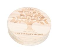 BESTonZON Scatola Commemorativa Dei Denti Decidui Caso Di Memoria Del Dente Regali Per Bambini Risparmiatore Di Fetali Lavasciuga Per Il Corpo Dente Deciduo Titolare Test