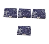 BESTonZON Scatola Da 4 Pezzi porta ance per oboe portatile Guardia vicino all'oboe Contenitore per oboe in tessuto porta ance per strumenti accessori in canna strumenti musicali di legno