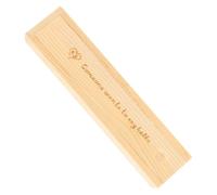 BESTonZON Scatola in Legno Naturale per Test di Gravidanza con Coperchio Scorrevole Custodia Delicata per Ricordi di Mani e Piedini Regalo Nascita Bimbo Multifunzionale