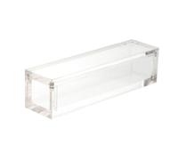 BESTonZON Scatola per Esposizione Dadi Acrilica Trasparente Chiusura Magnetica Organizer Compatto per Riporre 6 Dadi da 16 MM Custodia Portaoggetti per Gioielli Chiavi e Cosmetici