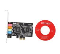 BESTonZON Scheda Audio Interna Per Pc Scheda Audio Pci Express Scheda Audio Con Chip Audio Da 2 Pezzi