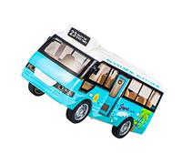 BESTonZON Scuolabus per Bambini con Autobus Educativo Dimensioni Stimola la Creatività Coordinazione per Scuola e Interattivo