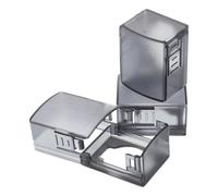 BESTonZON Serratura di Sicurezza per Porte Bambino in Abs Nero, 3 Pezzi, Design Moderno, Previene Blocco Accidentale, Adatta a Stanze e Bagni