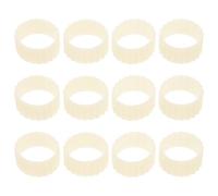 BESTonZON Set 12 Pezzi Stabilizzatori per Candele Coniche in Silicone, Guarnizioni Antiscivolo per Portacandele, Riduttori di Dimensioni per Supporti Centrotavola, per Matrimoni, Feste