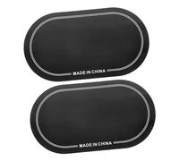 BESTonZON Set 2 Pezzi Drumhead Protector per Grancassa, Kick Drum Pad Rinforzato Antiusura Cushion, Protezione per Pelle Tamburo, Accessori Batteria per Jam Session e Esibizioni
