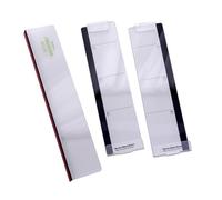 BESTonZON Set 3 Pezzi Bacheca per Messaggi per Monitor Computer in Acrilico Trasparente Blocco Note Adesivo Laterale Leggero e Sottile Organizzatore Promemoria per Ufficio e Scrivania