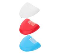 BESTonZON Set 3 Pezzi Gesso da Sarto a Rotella per Tessuti Pennarelli per Cucire Multicolore Blu Rosso Bianco Strumenti di Marcatura per Cucito Professionale e Amatoriale