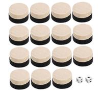 BESTonZON Set 30 in Legno da Tavolo Accessori per Scacchiera per e Adulti per Insegnare a Giocare a