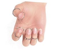 BESTonZON Set da 2 Plettri per Chitarra in Metallo Argento, Leggeri e Piacevoli le Dita, per Principianti e Pratica Base