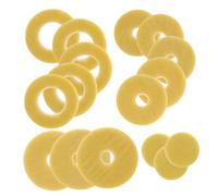 BESTonZON Set Da Di Cuscinetti Per Flauto in Feltro a 16 Fori, Guarnizioni Per Chiavi Di Flauto, Ricambio Per Manutenzione Strumenti Musicali, Adatto Per Riparazione e Uso Di Principianti Ed Esperti