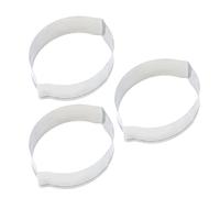 BESTonZON Set di 3 formine per biscotti in acciaio inox, a forma di, ideali per tagliare biscotti e cioccolatini