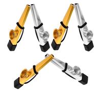 BESTonZON Set Di 6 Kazoo in Metallo Per Ragazzi E Ragazze Strumenti Musicali Per Principianti Esibizione Sul Palco Pratica Kazoo Strumento Per Adulti Ragazzi E Ragazze