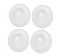 BESTonZON Set di Coprifori Riservati 4 Pezzi Tappi per Fori da Parete Decorazione per La Casa Accessorio da Parete Cappello Basso Design Elegante