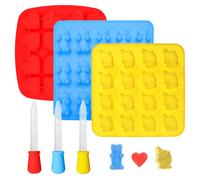 BESTONZON Set di stampi in silicone alimentare fai-da-te Stampi per fondente di