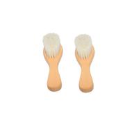 BESTonZON Set Spazzola e Pettine per Chioma per Ragazzo Ragazza, 2 Pezzi, Legno e Lana, Funzione Massaggio, Delicato sul Capelluto del Ragazzo Ragazza