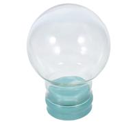 BESTonZON Sfera di Neve in Vetro Trasparente 45mm Design Spesso, Decorazione Versatile a Cupola per Matrimonio e Negozio, per Creare Globo di Neve Fai da Te