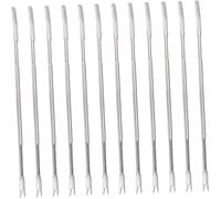 BESTonZON Siliver - Set di attrezzi per di mare, in acciaio inox, 12 pezzi
