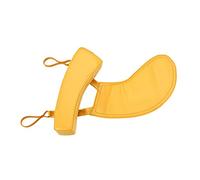 BESTonZON spalla del mento del violino handmade yellow piccolo violino spalla di violino poggiaspalle con cinturino in pelle pad per violino in pelle pad violino medio poggiaspalla spalline