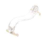 BESTonZON Spalla per Violino in Acrilico Bianco Portatile e Durevole con Superficie Liscia per Comfort Ergonomico per Strumento Corda Riduce Pressione Schiena Accessorio Compatto per