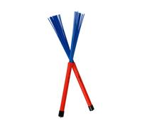 BESTonZON Spazzola per Batteria Telescopica in Gomma E Plastica Spazzola per Batteria Jazz per Tamburi a Scatola Senza Manico per Principianti