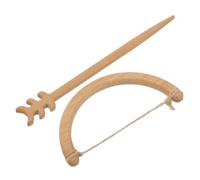 BESTonZON Spilla Piccola Spilla A Forma Di Arco E Freccia Spilla A Forma Di Fiocco Spilla Creativa Spilla Rustica In Legno Gioielli Con Arco E Freccia Decorazione Rustica Natalizia