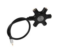 BESTonZON Splitter Audio Jack Maschio Adattatore per Condivisione con Prese Compatibile Smartphone Tablet Laptop Design Durevole in Plastica e Rame