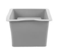BESTonZON Stampi in silicone per vasi di fiori, stampi per cemento, stampi in gesso per vasi di fiori, contenitori per gioielli e trucchi fai da te, grigi