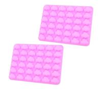 BESTonZON Stampo in Silicone a Forma di Nuvola 36 Cavità Antiaderente, Set 2 Pezzi, per Cioccolato, Caramelle e Dolci Fai da Te, Resistente e Adatto a Uso Domestico e Professionale