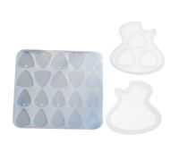 BESTonZON Stampo in Silicone Per Plettri Di Chitarra Di Stampi Per Artigianato Manuale Stampi Antiaderenti Per Creazione Di Plettri Di Chitarra