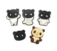BESTonZON Stampo Per Biscotti Forma Di Panda Nero Bianco Stampo Per Pasta Di Zucchero e Biscotti in Polipropilene Alimentare