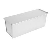 BESTonZON Stampo per Pane con Coperchio Scorrevole da 750g, Teglia Antiaderente per Toast e Plumcake, Utensile per Panificazione Domestica Adatto a Cottura Uniforme e Uso Quotidiano