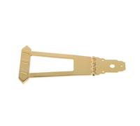 BESTonZON String Shape Tailpiece Placcato Per Chitarra Jazz Archtop Facile Installazione e Sostituzione Include Design e Resistente Per