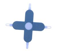 BESTonZON Strumento Per La Del Orecchie Del Rimozione Cerume Unghie Design Incrociato Blu