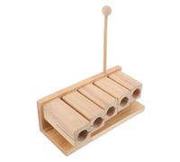 BESTonZON Strumento Percussione in Legno Toni con Mazzuolo Ergonomico per Apprendimento Montessori e Prescolare