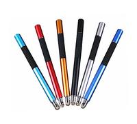 BESTonZON Stylus Pen Capacitivo in Disc Trasparente e in Per Tablet e Smartphone Per Disegni Note Colore Rosso
