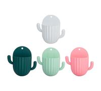 BESTonZON Supporti da Parete Multifunzione 4 Pezzi Contenitori per Telecomandi e Accessori Bagno Porta Trucchi e Ganci per Asciugamani Design Stabile senza Fori per Camera e Cucina