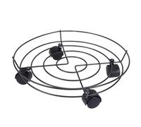 BESTonZON Supporto con Ruote Girevoli Bloccabili per Piante Øcm Basamento Fioriera in per ed Esterno Mobile e Resistente per Balconi e