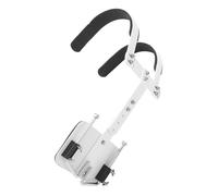 BESTonZON Supporto Leggero Alluminio Regolabile di Lega in e per Rullante Facile Bianco con Cinghia Spalle da Trasportare per Banda Musicale