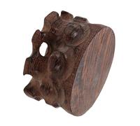 BESTonZON Supporto Legno Tondo per Vaso Vintage Base Solida Legno Massello per Esposizione di Fiori Acquari Piccoli Bonsai e Decorazioni Interni