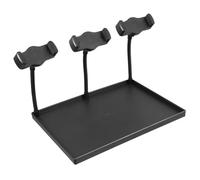 BESTonZON Supporto Microfono per Live Streaming con Vassoio Porta Scheda Audio in Abs Resistente Organizer Multifunzione con Bordi Anti-scivolo per Telefono e Accessori Adatto Streaming e